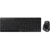 Image de CHERRY STREAM DESKTOP COMFORT, Clavier et Souris sans Fil, Disposition Française (AZERTY), 2,4 GHz, Boutons Silencieux, Souris Ergonomique Droitier, Noir