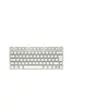 Image de CHERRY KW 7100 MINI BT, Clavier compact multi-appareils avec trois canaux Bluetooth, Disposition allemande (QWERTZ), Design plat, étui de transport inclus, Milk White