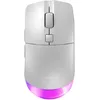 Image de CHERRY XTRFY M50 Sans Fil, Souris Gaming sans Fil, Connexion via 2,4 GHz, Bluetooth & Câble, Forme Ergonomique, Éclairage RVB, Rechargeable, Blanc