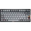 Image de CHERRY KW 300 MX, clavier mécanique compact remplaçable à chaud, disposition allemande (QWERTZ), éclairage blanc, pour Windows et Mac, commutateurs MX2A SILENT RED, noir