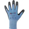 Image de OPTI FLEX HANTING Lot de 12 paires de gants en micro-mousse nitrile avec revêtement en polyuréthane Bleu/noir