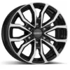 Image de Jante alu dezent dezent_kc_black_polished_face 8.5x20 6x139.7 et20 noir face et bord poli