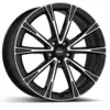 Image de Jante alu dezent dezent_ar_black_polished_face 8.5x19 5x114.3 et38 noir face et bord poli