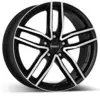 Image de Jante alu dezent dezent_tr_black_polished_face 8.5x18 5x114.3 et38 noir face et bord poli