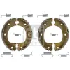 Image de FEBI BILSTEIN Mâchoire de frein pour MERCEDES-BENZ: Sprinter & VOLKSWAGEN: Crafter (Ref: 34314)