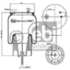 Image de FEBI BILSTEIN Soufflet à air, suspension pneumatique (Ref: 38667)
