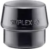 Image de Halder SIMPLEX 3202.060 Reservekop Middelhard 205 g 67 mm 1 stuk(s)