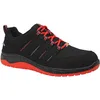 Image de Elten Maddox S3 Chaussures de sécurité pour homme Chaussures basses sportives et légères avec embout en acier Noir/rouge, Noir Rouge, 44 EU