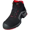 Image de Uvex 1 X-Tended Support S3 SRC Baskets de Securite - Chaussure de Travail Montante - Antidérapante - Embout de Protection des Orteils, Noir Rouge, 49 EU
