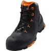 Image de uvex 2 6503243 Hoge veiligheidsschoenen S3 Schoenmaat (EU): 43 Zwart, Oranje 1 paar