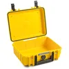Image de B&W International GmbH International GmbH Outdoor Case Étui rigide type 1000 vide (valise rigide IP67, sans contenu, étanche, dimensions intérieures 25 x 17,5 x 9,5 cm, jaune) 1000/Y, type 1000