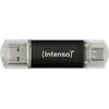 Image de Intenso Twist Line USB-stick Retail 256 GB Antraciet 3539492 USB-C 3.2 Gen 1, USB-A 3.2 Gen 1