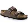 Image de Birkenstock Sandales Arizona Birko-Flor en nubuck unisexe pour adulte, marron, 37 EU