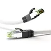 Image de goobay 55127 Câble patch RJ45, Cat 8.1, câble réseau, Ethernet, câble Playstation, câble Xbox, câble LAN, DSL, Highspeed, connecteur RJ45, blanc, 5 mètres