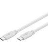 Image de Goobay 67194 Câble USB-C 3.1 1re Génération, Blanc, 1m Longueur