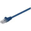 Image de Goobay 68365 CAT 5e Câble de Liaison, U/UTP, Bleu, 3m Longueur de Câble