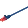 Image de Goobay 68452 CAT 6 Câble de Liaison, U/UTP, Bleu, 2m Longueur de Câble