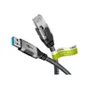 Image de Goobay 70498 Câble USB-A vers RJ45 Ethernet CAT 6 pour une connexion Internet filaire stable avec routeur/modem/commutateur réseau/remplace l'adaptateur USB vers RJ45 / 1 Gbit/s / 2 m