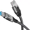 Image de Goobay 70695 Câble USB-A vers RJ45 Ethernet CAT 6 pour une connexion Internet filaire stable avec routeur/modem/commutateur réseau/remplace l'adaptateur USB vers RJ45/1 Gbits/15 m