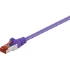 Image de goobay Cat 6 Câble de Liaison, S/FTP (PiMF), Violet, 2m Longueur