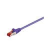 Image de Techly ICOC CCA6F-005-VL câble de réseau Violet 0,5 m Cat6 F/UTP (FTP)