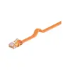 Image de Goobay 96409 CAT 6 U/UTP Câble de Liaison Plat, Orange, 1.5m Longueur
