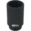 Image de KS Tools 700.1662 - Douille 12 pans 1/2" pour rotules de suspension pour Citroën et Peugeot, 41 mm - En acier spécial