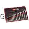 Image de KS Tools 922.0048 - Jeu de 21 Clés Mixtes - Jeu de Clé Plate - Outilllage Garage Mecanique - Fabriqués en Chrome Vanadium Léger et Robuste - Finition Satinée - 21 Clés Métriques - Trousse de Rangement