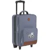 Image de LÄSSIG Valise Pour Enfants Trolley Valise De Voyage Avec Barre Télescopique Et Roulettes Bagage À Main/Trolley Adventure Tractor