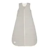 Image de LÄSSIG Sac de couchage bébé toutes saisons sans manches unisexe/Sleeping Bag Interlock Striped grey/anthracite, Taille 50/56 0-2 mois
