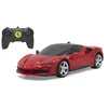 Image de JAMARA 403124 - Ferrari SF90 Stradale 2,4 GHz 1:24 - Sous licence officielle, jusqu'à 1 heure de temps de conduite à environ 9 km/h, détails parfaitement recréés, finition de qualité, rouge