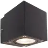 Image de Deko Light Cubodo II Single DG Mini 731029 LED-wandlamp 5 W LED Basaltgrijs