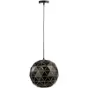 Image de Deko Light Asterope rund 500 342134 Hanglamp LED, Halogeen E27 40 W Zwart