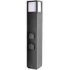 Image de Deko Light 733064 Facado Socket Staande buitenlamp E27 20 W Donkergrijs
