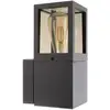 Image de Deko Light Facado II 731151 Wandopbouwarmatuur E27 20 W Donkergrijs