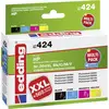 Image de Edding Inktcartridge vervangt HP 364XL, N9J74AE, CN684AE, CB323EE, CB324EE, CB325EE Compatibel Combipack Zwart, Cyaan, Magenta, Geel EDD-424 EDD-424