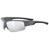 Image de Uvex sportstyle 215, lunettes de sport Adulte unisexe, Gris (grey mat/ltm. silver), Taille Unique