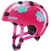 Image de uvex Kid 3 - Casque de Vélo Solide pour Enfants - Réglage de la Taille Individuel - Ventilation Optimisée - Pink Flower - 51-55 cm