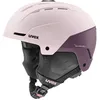 Image de uvex Stance - Casque de ski robuste pour homme et femme - Ajustement individuel de la taille - Ventilation optimisée - Powder-Plum mat - 51-55 cm