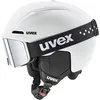 Image de uvex viti Set - Casque de ski léger et lunettes de ski pour enfant - Ajustement individuel de la taille - Protection 100% UVA, B, C - Blanc mat - 51-55 cm