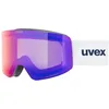 Image de Uvex Provoqe Fm Masque de Ski Adulte Filtre Catégorie 2 Amélioration du Contraste Noir Mat Dl/Ruby-Clear Taille Unique