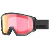 Image de Uvex Athletic Cv Masque de ski pour adulte Catégorie de filtre 2 Amélioration du contraste Noir mat Sl/Rouge/Violet Taille Unique