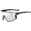Image de Uvex skyryse - lunettes de sport pour adults - forte protection contre les UV - protection à 100% contre les UVA, UVB et UVC - black matt/silver mirror - one size