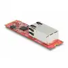 Image de Delock 62985 Interface-converter [1x Gigabit-LAN (1/2.5 Gbit/s) - 1x M.2 Key B-stekker, M.2 Key M-stekker]