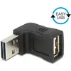 Image de Delock USB 2.0 Adapter [1x USB-A 2.0 stekker - 1x USB 2.0 bus A] 65521 0 mm