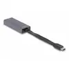 Image de Delock USB 2.0 Adapter [1x USB-C stekker - 1x LAN (10/100/1000 MBit/s), USB-C] 66248 0.09 m