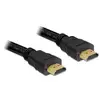 Image de Delock 82709 HDMI-kabel HDMI Aansluitkabel HDMI-A-stekker 10 m Zwart Rond, 4K UHD, Vergulde steekcontacten, Verdraaid