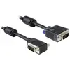 Image de Delock 83173 VGA-kabel VGA Aansluitkabel VGA-stekker 15-polig, VGA-stekker 15-polig 2.00 m Zwart Schroefbaar