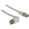 Image de Delock 83524 RJ45 Netwerkkabel, patchkabel CAT 6 S/FTP 0.50 m Grijs 1 stuk(s)