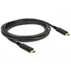 Image de Delock 83668 USB-C-kabel USB 3.2 Gen1 USB-C stekker, USB-C stekker 2.00 m Zwart